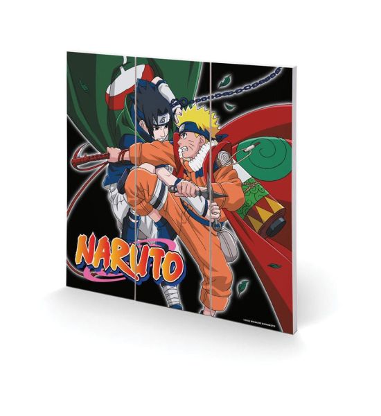 Naruto: Training To Surpass The Other Wooden Wall Art