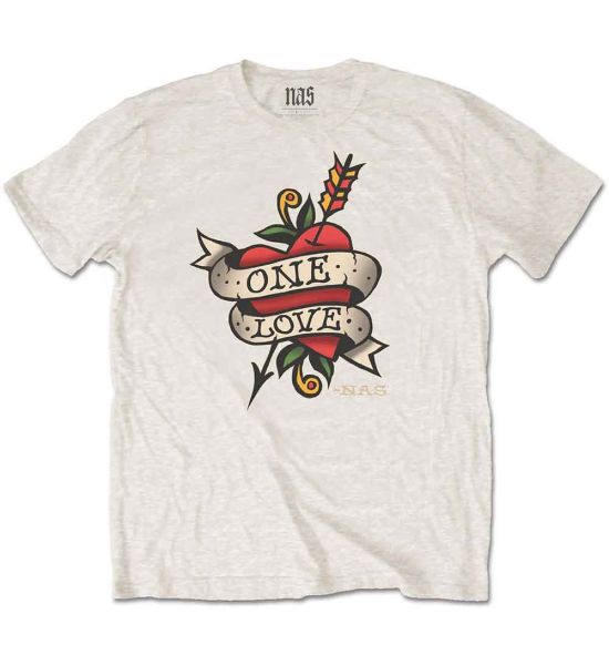 Nas: Love Tattoo - Natural T-Shirt