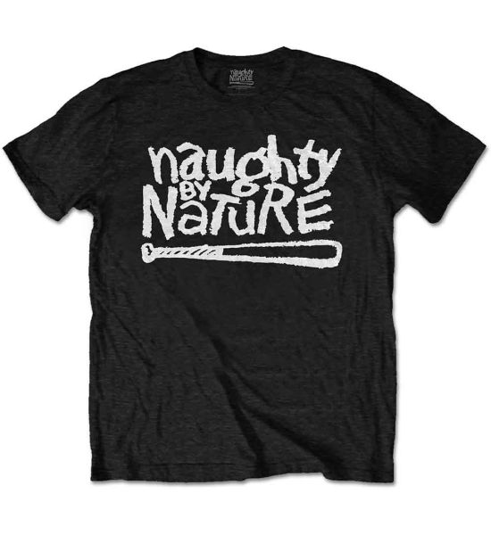 Naughty By Nature: OG Logo - Black T-Shirt