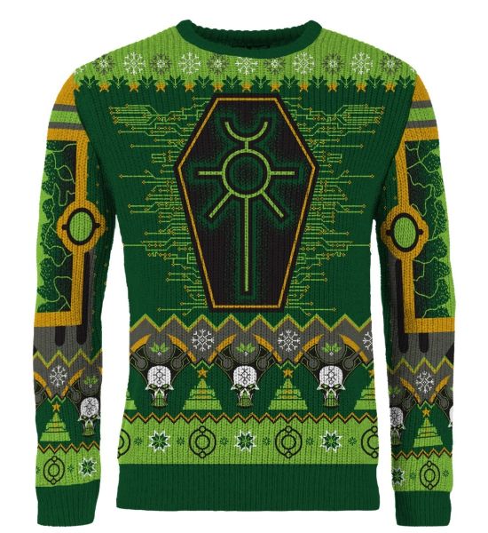 Warhammer 40,000: Nefarious Necron Ugly Christmas Sweater/Jumper