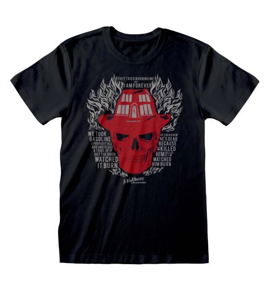 Nightmare On Elm Street: Skull Flames T-Shirt