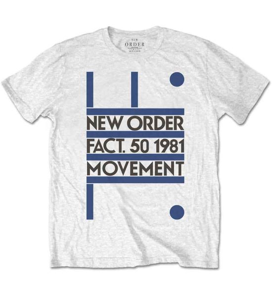 New Order: Movement - White T-Shirt