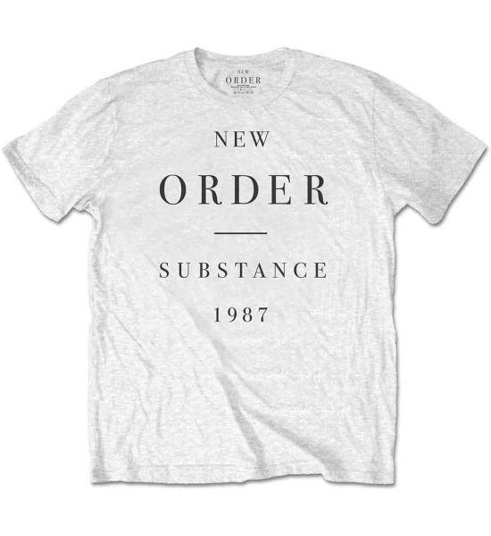 New Order: Substance - White T-Shirt