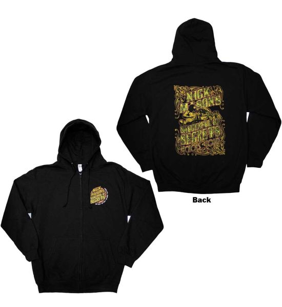 Nick Mason's Saucerful of Secrets: Echoes Tour (Back Print) - Black Zip-up Hoodie