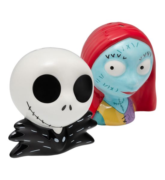 Nightmare Before Christmas: Jack and Sally Salt and Pepper Shakers