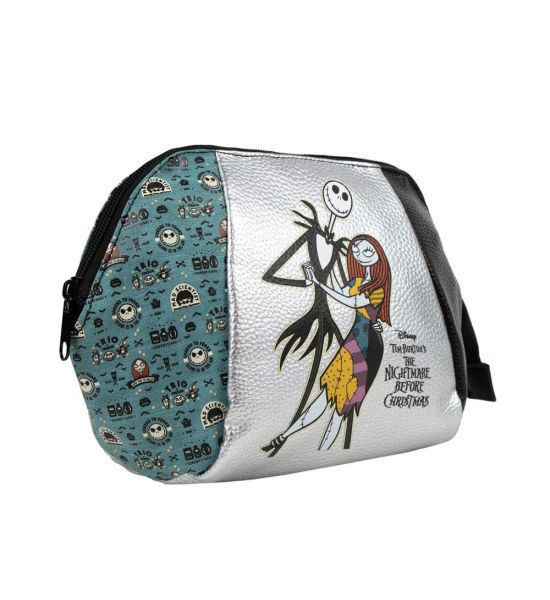 Nightmare Before Christmas: Jack & Sally Patchwork Make Up Bag Preorder