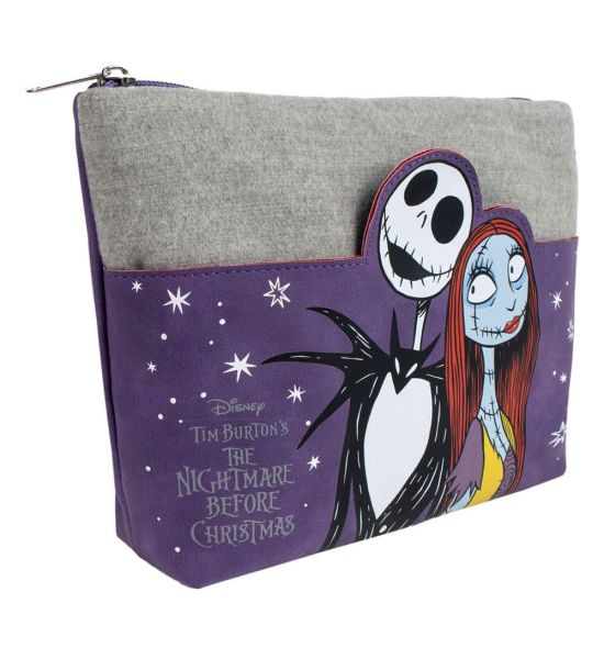 Nightmare Before Christmas: Jack & Sally Purple Make Up Bag Preorder