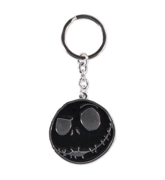 Nightmare Before Christmas: Jack Skellington's Face Metal Keychain