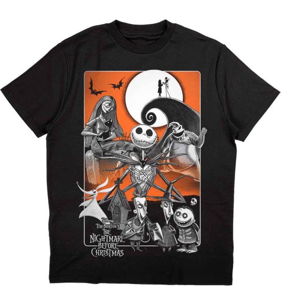 Nightmare Before Christmas: Orange Moon T-Shirt