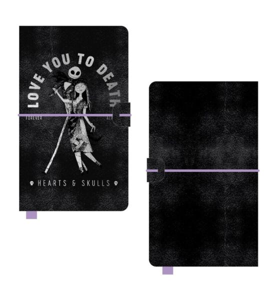 Nightmare before Christmas: Sally & Jack Premium Notebook A5 Preorder