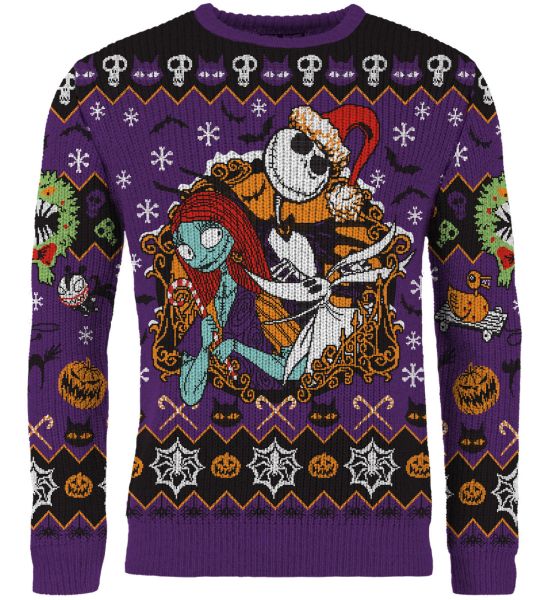 Nightmare Before Christmas Haunted Holidays Ugly Christmas Sweater Merchoid UK