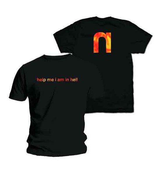 Nine Inch Nails: Help Me (Back Print) - Black T-Shirt