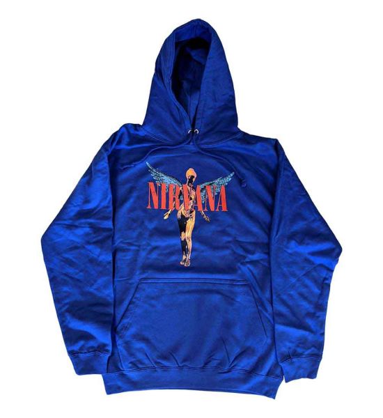 Nirvana: Angelic - Blue Pullover Hoodie