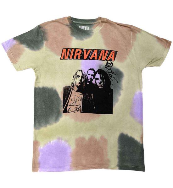 Nirvana: Flipper (Dye Wash) - Multicolour T-Shirt