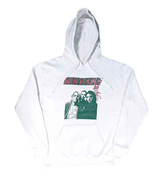 Nirvana: Flipper - White Pullover Hoodie