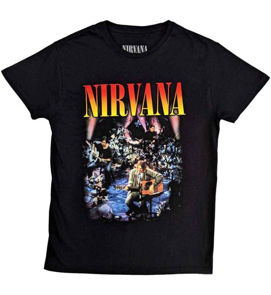 Nirvana: Unplugged Photo - Black T-Shirt