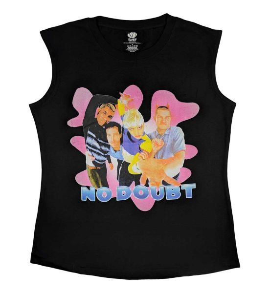 No Doubt: Horns - Black Ladies Tank T-Shirt