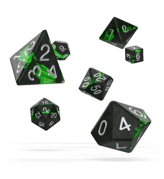 Oakie Doakie Dice: Enclave - Emerald RPG Set (7) Preorder