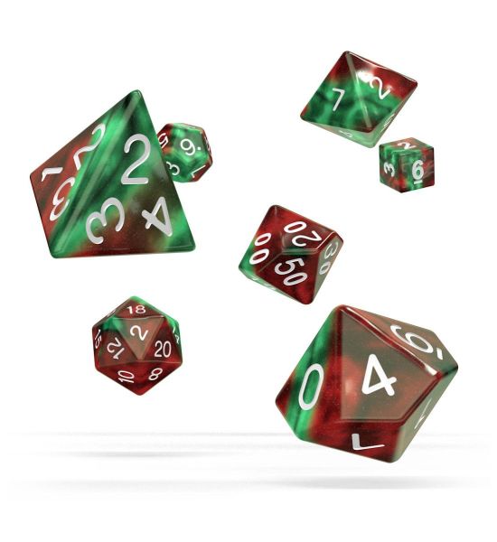 Oakie Doakie Dice: Gemidice RPG Set - Bloody Jungle (7) Preorder