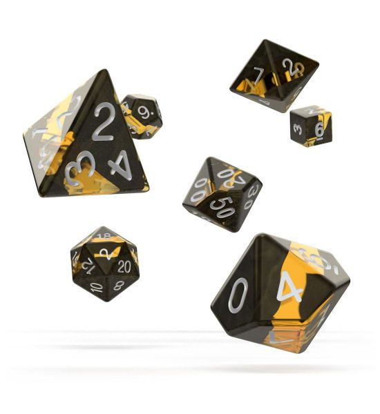 Oakie Doakie Dice: RPG Set Enclave - Amber (7) Preorder