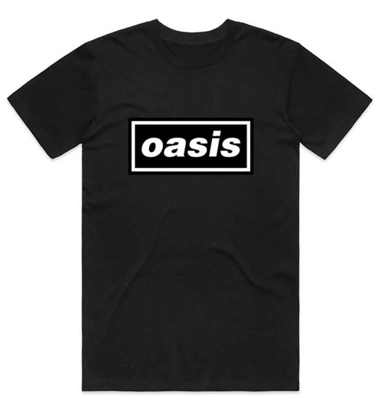 Oasis: Decca Logo - Black T-Shirt