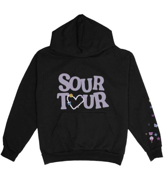 Olivia Rodrigo: Sour Tour - Black Pullover Hoodie