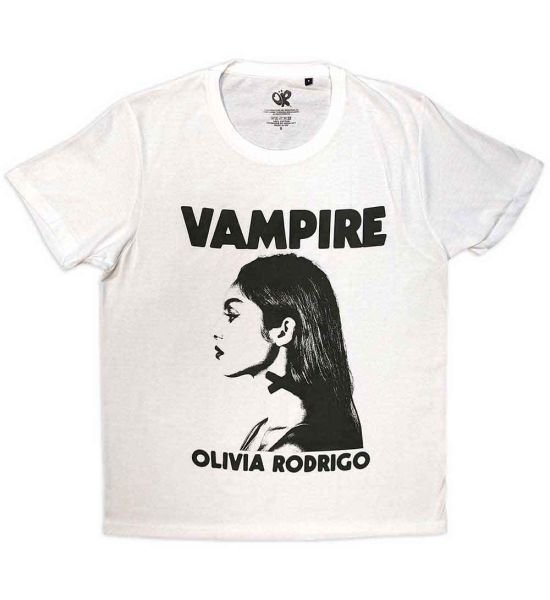 Olivia Rodrigo: Vampire - White T-Shirt