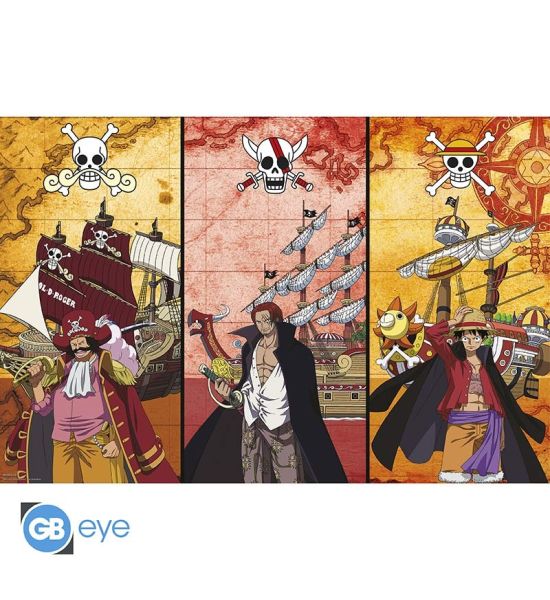 One Piece: Captains & Boats Poster (91.5x61cm) Preorder