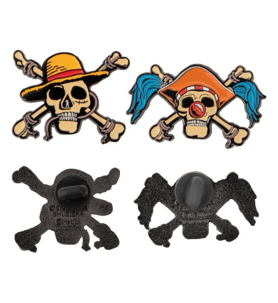 One Piece: Luffy & Buggy Pins 2-Pack Preorder