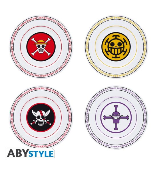 One Piece: Emblems Plate Set