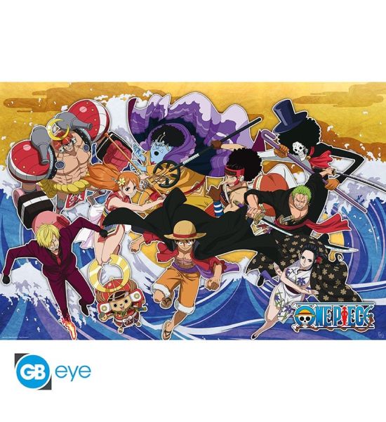 One Piece: The crew in Wano Country Poster (91.5x61cm) Preorder