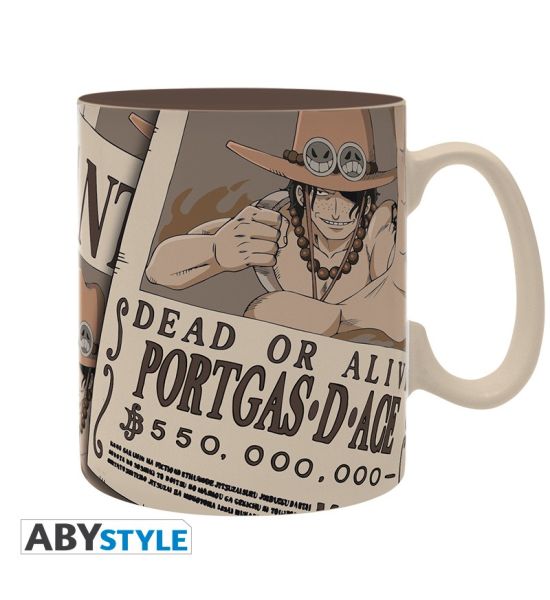 One Piece: Wanted Ace Large Mug Preorder