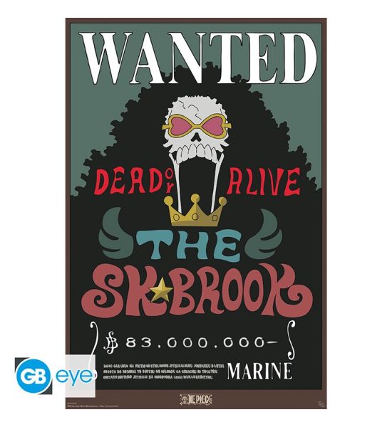 One Piece: Wanted Brook Poster (91.5x61cm)