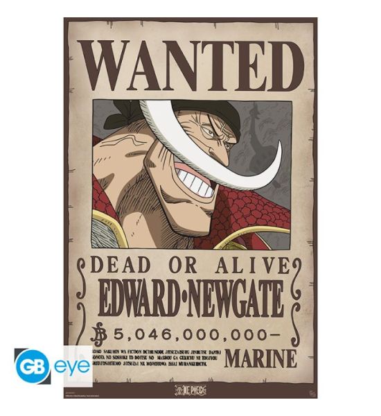 One Piece: Whitebeard Wanted Maxi Poster (91.5x61cm) Preorder