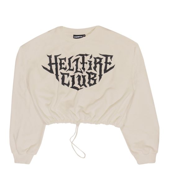 Stranger Things: Hellfire Club Front Print Bubble Sweatshirt