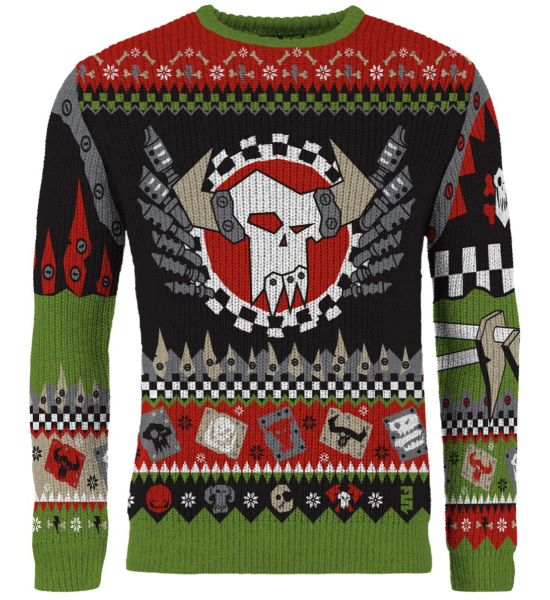 Buy Your Warhammer 40 000 Ork Christmas Jumper Free Shipping Merchoid UK