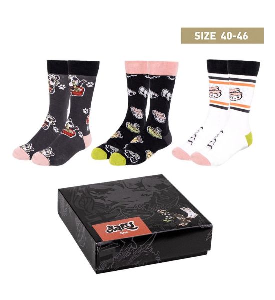 Otaku: Socks 3-Pack (40-46)