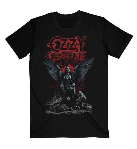 Ozzy Osbourne: Angel Wings - Black T-Shirt