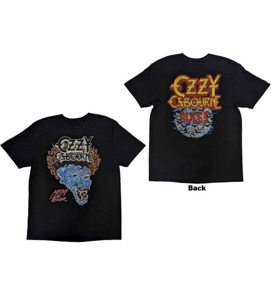 Ozzy Osbourne: Bark At The Moon Tour '84 (Back Print) - Black T-Shirt