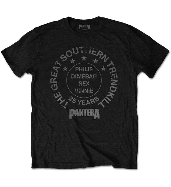 Pantera: 25 Years Trendkill - Black T-Shirt