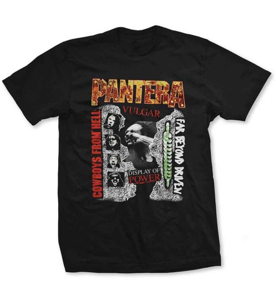 Pantera: 3 Albums - Ladies Black T-Shirt