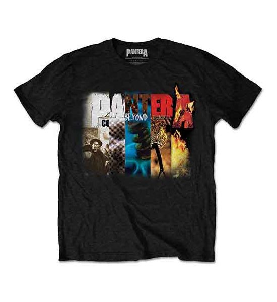 Pantera: Album Collage - Black T-Shirt