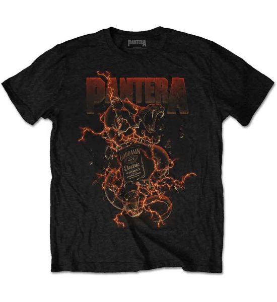 Pantera: Goddamn Whiskey - Black T-Shirt