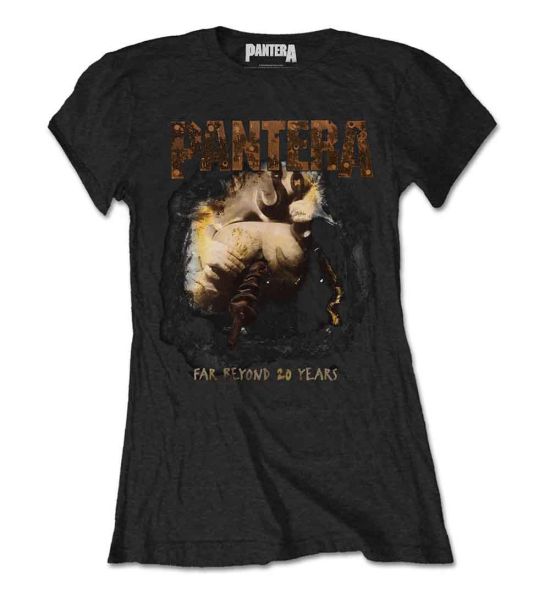 Pantera: Original Cover - Ladies Black T-Shirt