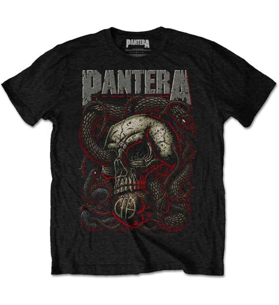 Pantera: Serpent Skull - Black T-Shirt