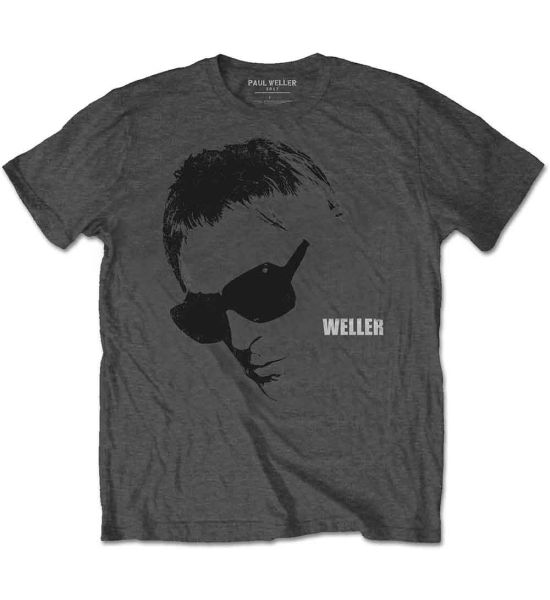 Paul Weller: Glasses Picture - Charcoal Grey T-Shirt