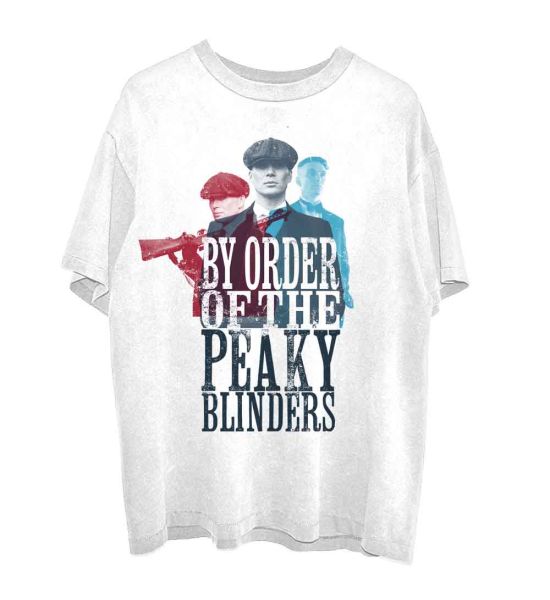 Peaky Blinders: 3 Tommys - White T-Shirt