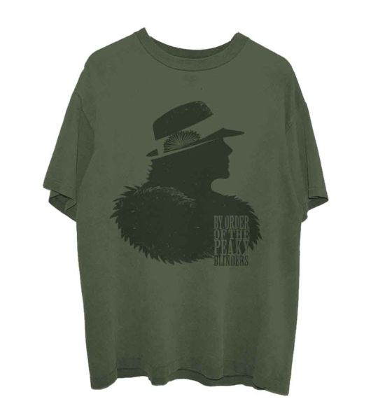 Peaky Blinders: Polly Outline - Green T-Shirt