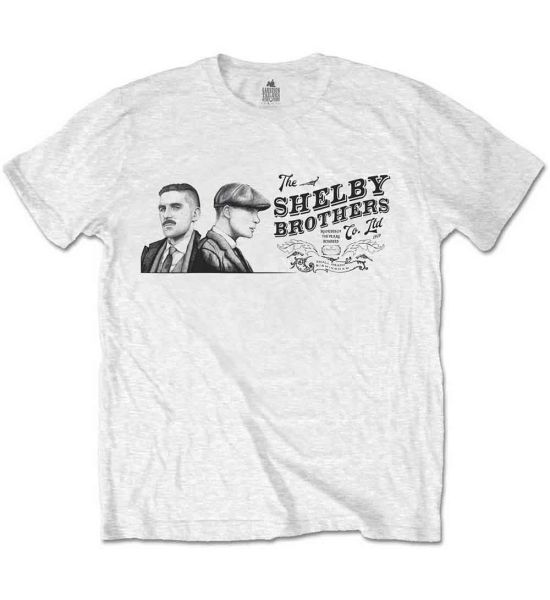 Peaky Blinders: Shelby Brothers Landscape - White T-Shirt