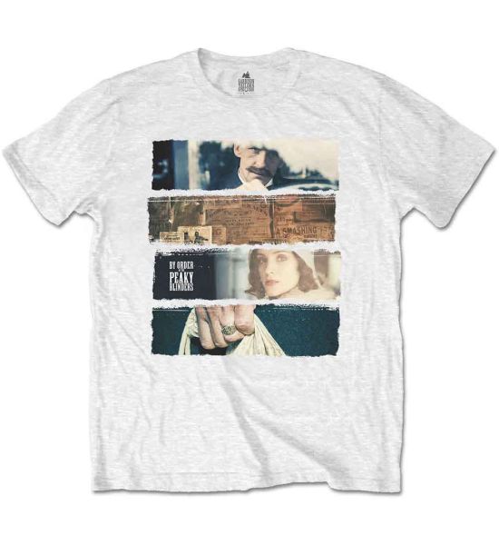 Peaky Blinders: Slices - White T-Shirt